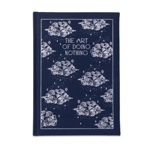 Тефтер-бележник от кадифе за самопомощ - Изкуството да не правиш нищо